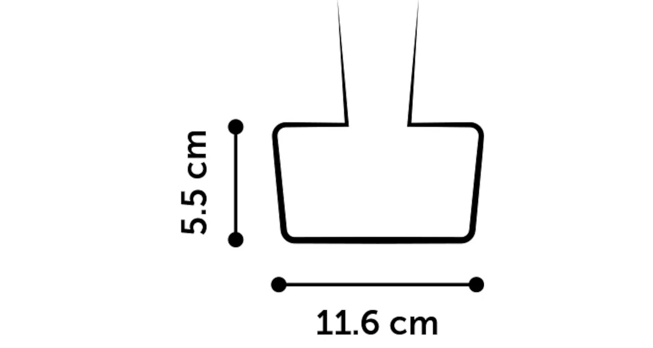 Šepetys Comfort lenktais dideliais dantukais L 11,6 X 5,5 cm