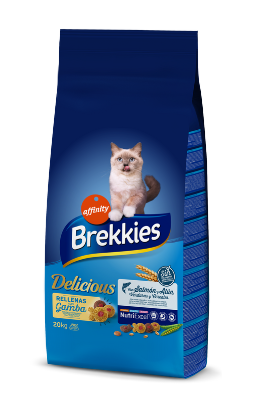 Brekkies Delicious Cat (žuvis) 20kg