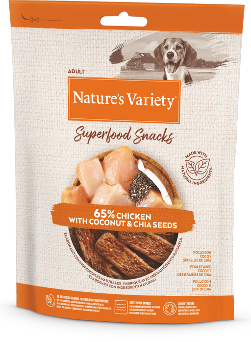 Nature's Variety Superfood Snacks (vištiena su kokosu ir chia sėklomis) 85 g