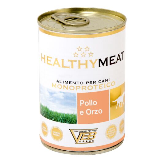 Healthymeat Pollo con Orzo ( su vištiena ir miežiais ) paštetas šunims 400g