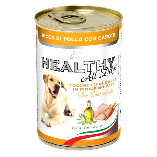 HealthyAll Days (pollo/karote) jvištiena/morkos šunims, 400g