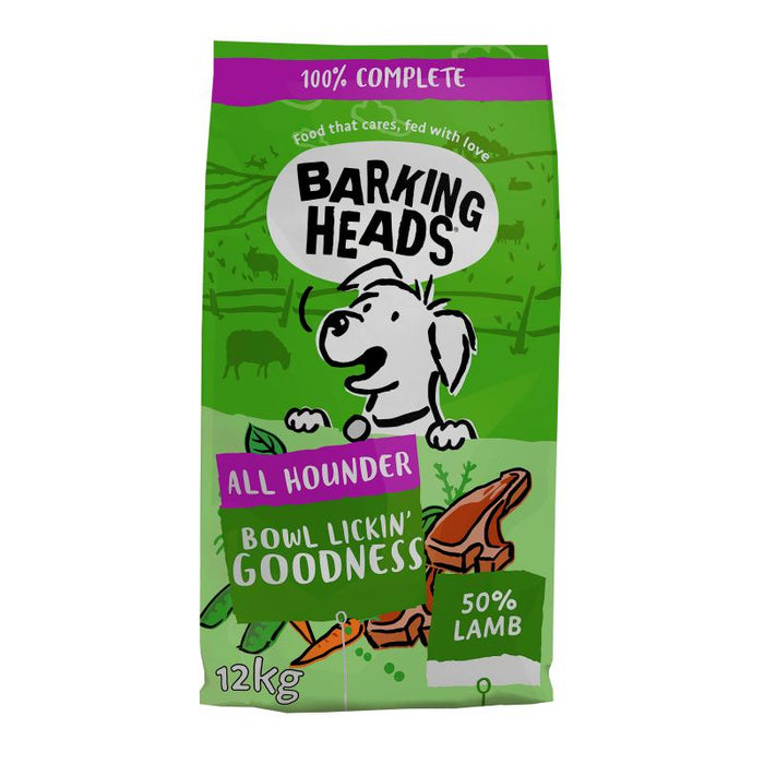 Barking Heads Bowl Lickin Goodness  su ėriena