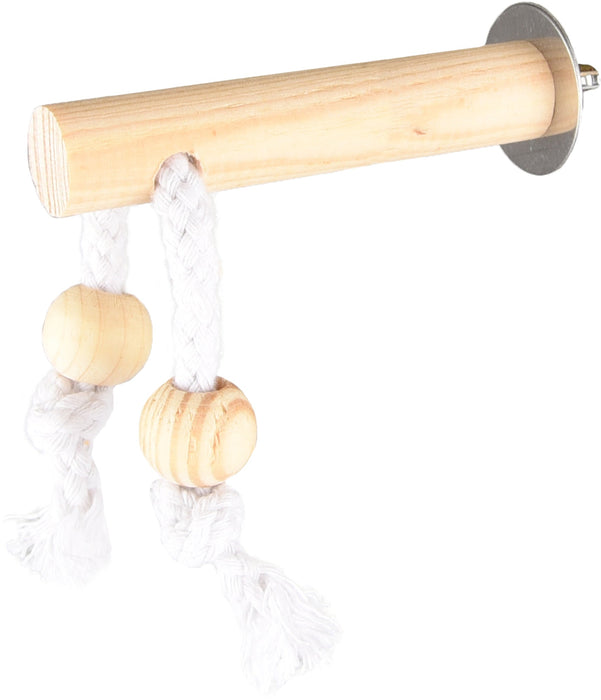 Lakta medinė papūgoms, 10 cm