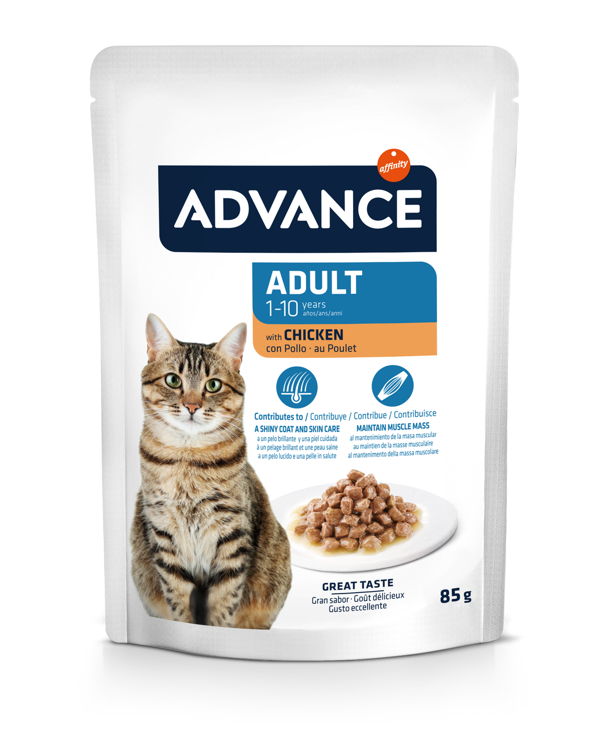Advance Wet Adult Chicken 85G*12vnt — Fitoveta