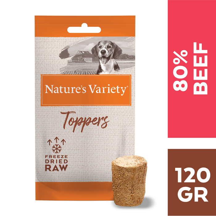 NV FREEZE DRIED Toppers (jautiena) 120 g