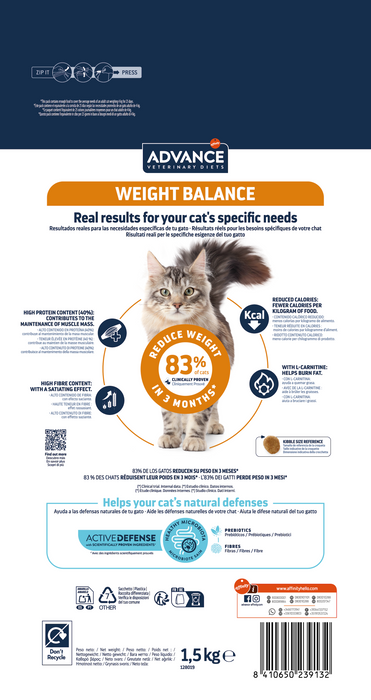 ADVANCE VETERINARY DIETS Cat Weight Balance