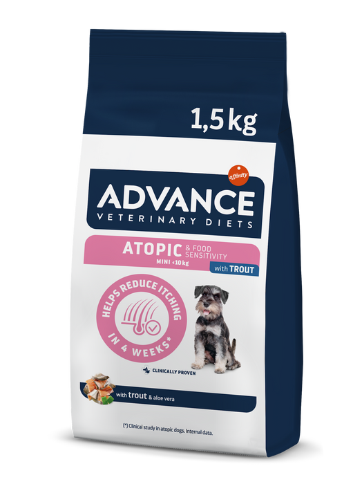 ADVANCE VETERINARY DIETS Mini Dog Atopic Care 1,5 kg