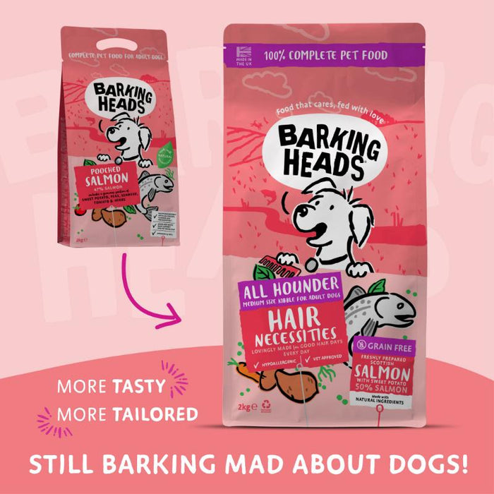 BARKING HEADS Hair Necessities Salmon paš šun su lašiša