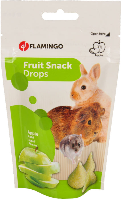 Skanėstai su obuoliais graužikams "Fruit snacks drops"  75 g