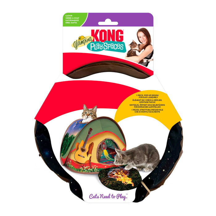 KONG® Play Spaces Glamping palapinė katėms, 63 x 45 x 29 cm