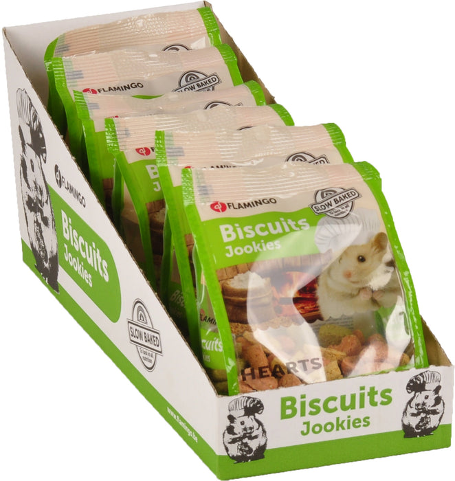 Sausainiai širdelės graužikams „Snacks Jookies“   100 g