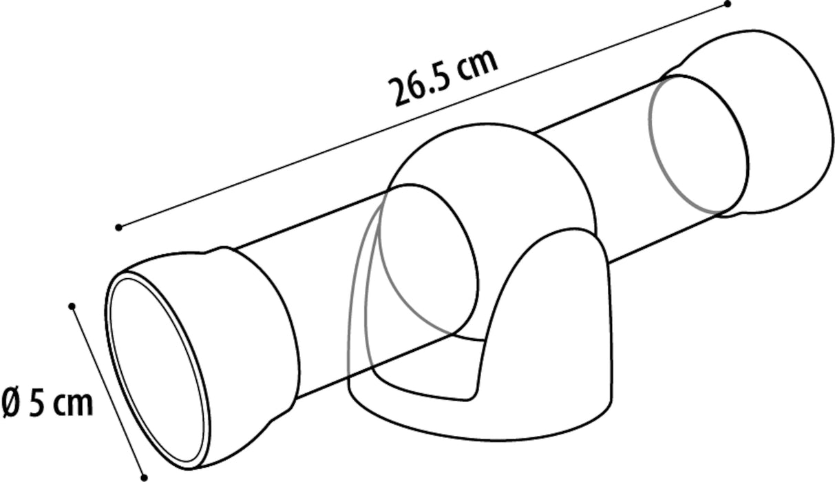 Tunelis - sūpynės  BERTRAN graužikams