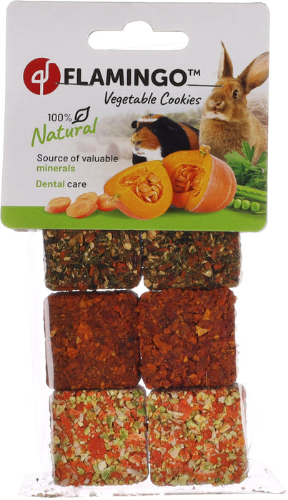 Sausainiai vegetariški graužikams su daržovėmis, 100 g
