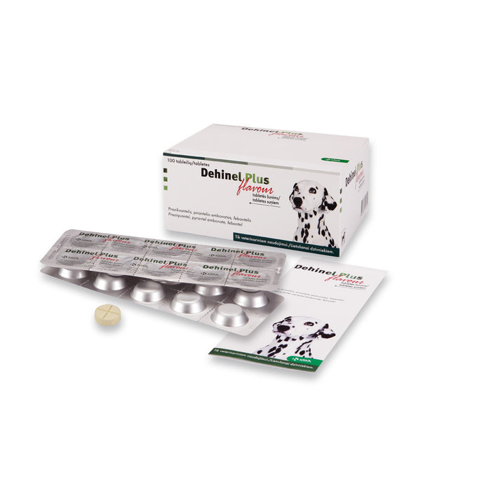 Dehinel Plus Flavour tabletės šunims N10