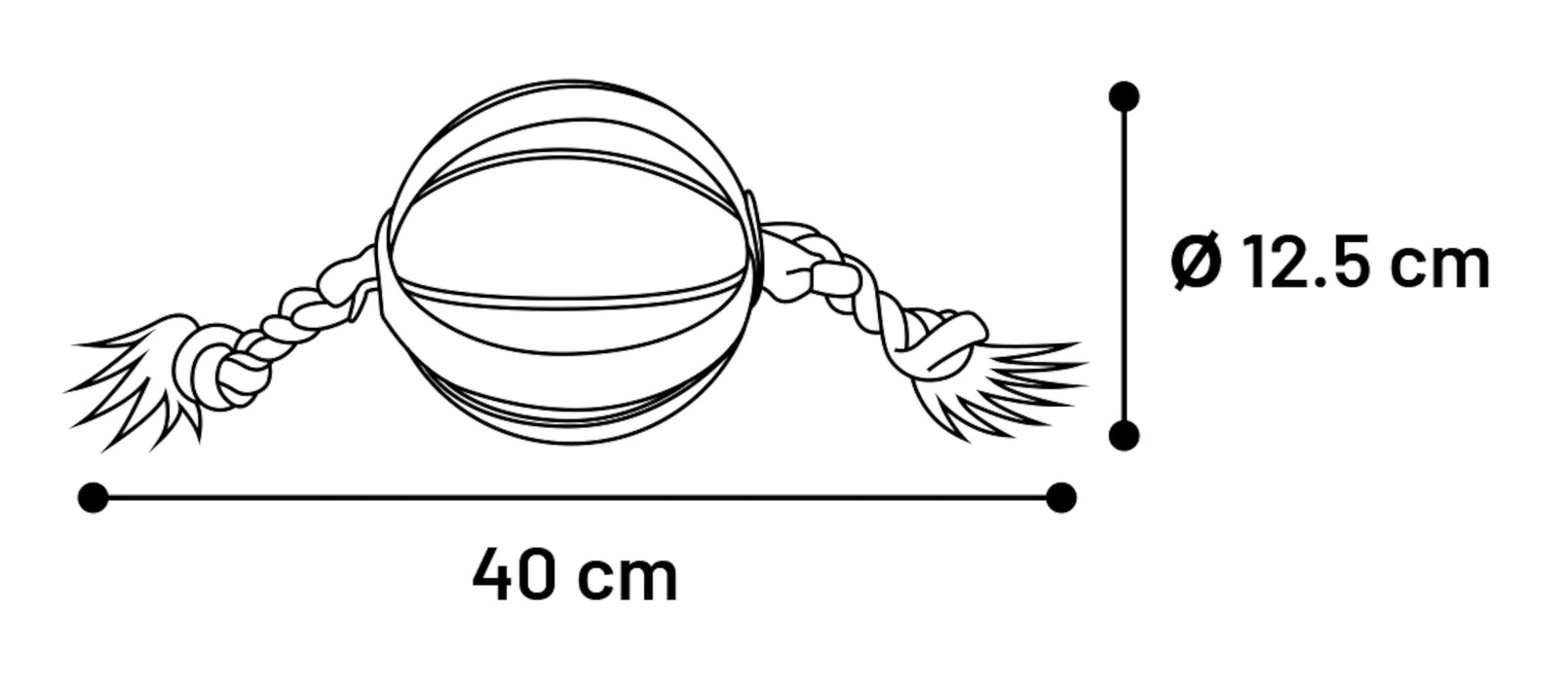 Krepšinio kamuolys su rankenomis