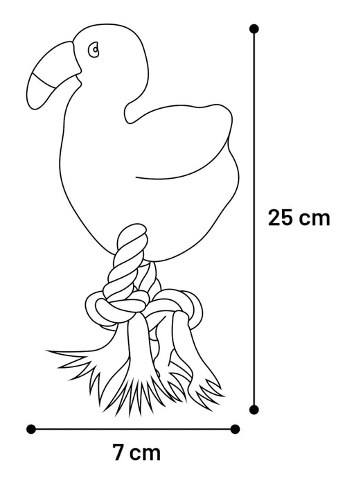 Pliušinis flamingas