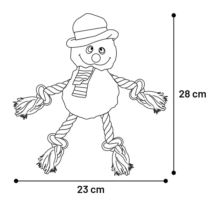 Pliušinis žaislas - Kalėdinis besmegenis, 28cm
