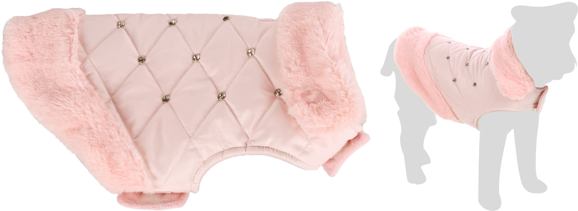 Paltukas - liemenė šunims COCO, rožinis