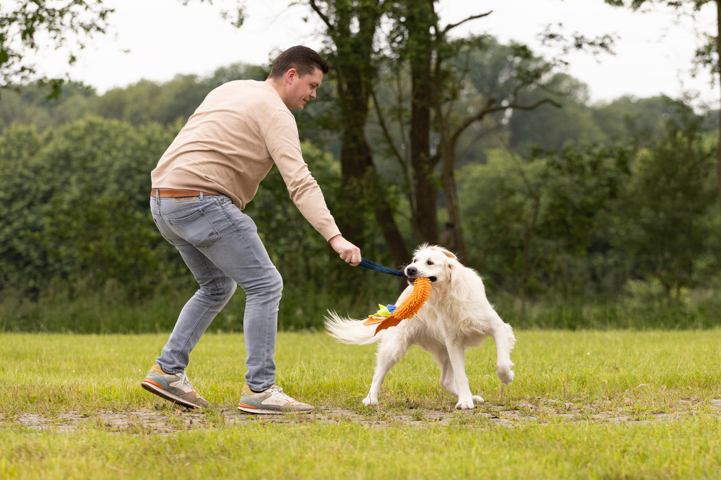 Žaislas- tampyti Pliušinis ant juostos