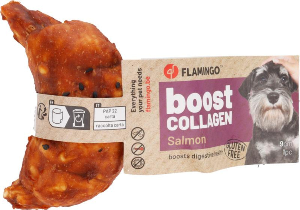 Boost collagen kruasanas su lašiša ir kolagenu, 9 cm, 40 g