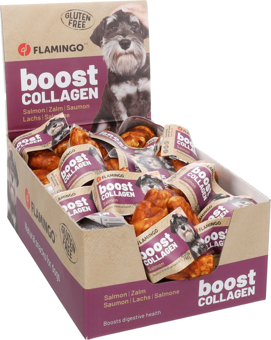 Boost collagen kruasanas su lašiša ir kolagenu, 9 cm, 40 g