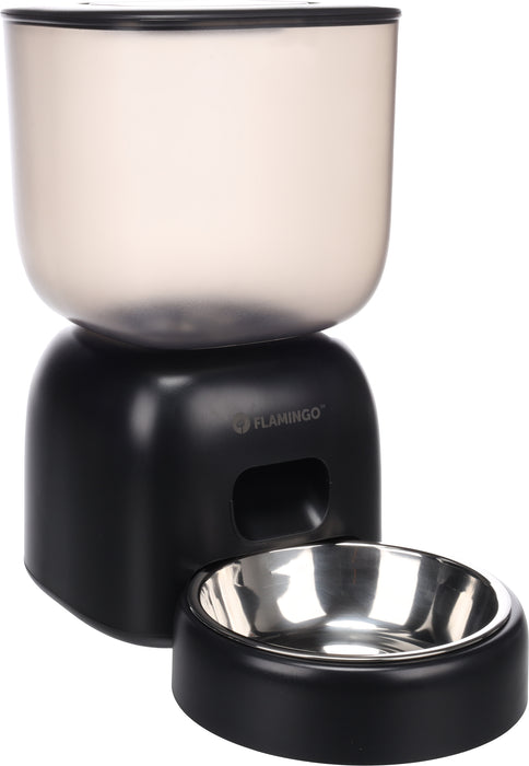 Automatinė išmanioji šėrykla su laikmačiu ir šunims ir katėms -  juoda, 3 L