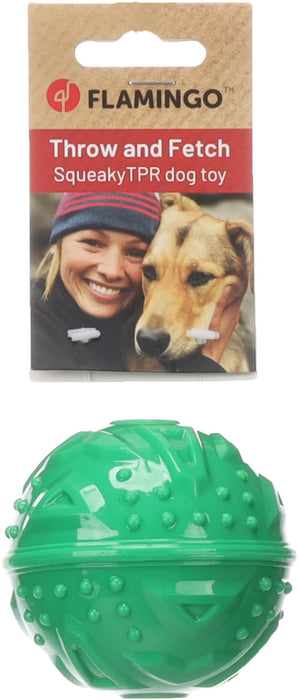 Žaislas  TEGRO kamuoliukas žalias, 7,5 cm