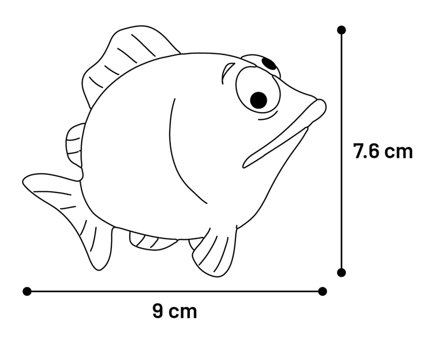 Žaislas  Žuvelė NITA Įvairių spalvų