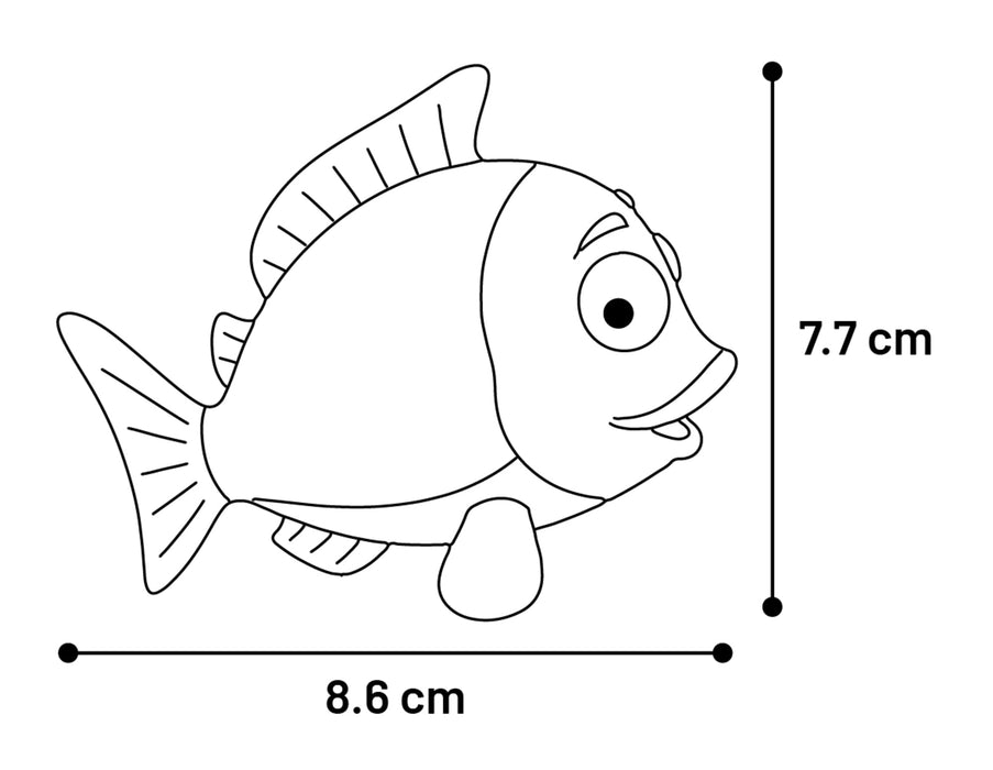 Žaislas  Žuvelė NITA Įvairių spalvų