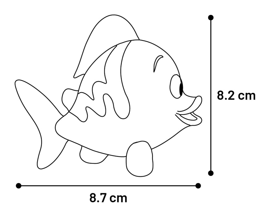 Žaislas  Žuvelė NITA Įvairių spalvų