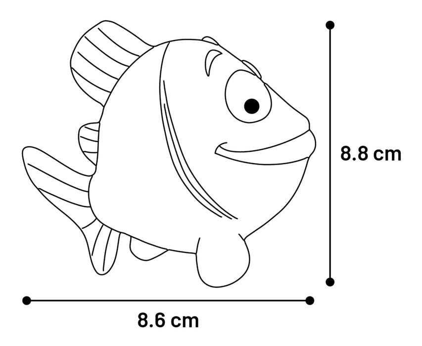 Žaislas  Žuvelė NITA Įvairių spalvų