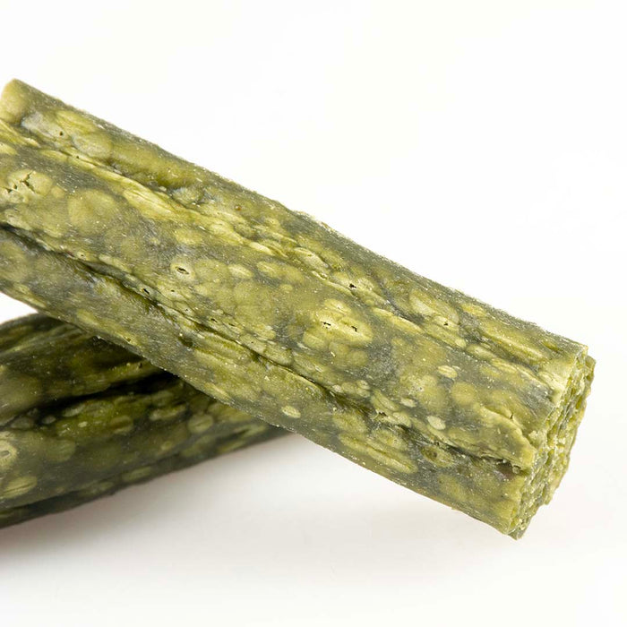 MINKŠTI  Duvo+  skanėstai šunims –Eco seaweed“ skanėstai šunims – pagaliukai dantims dideli 11,5cm N4, 75g.