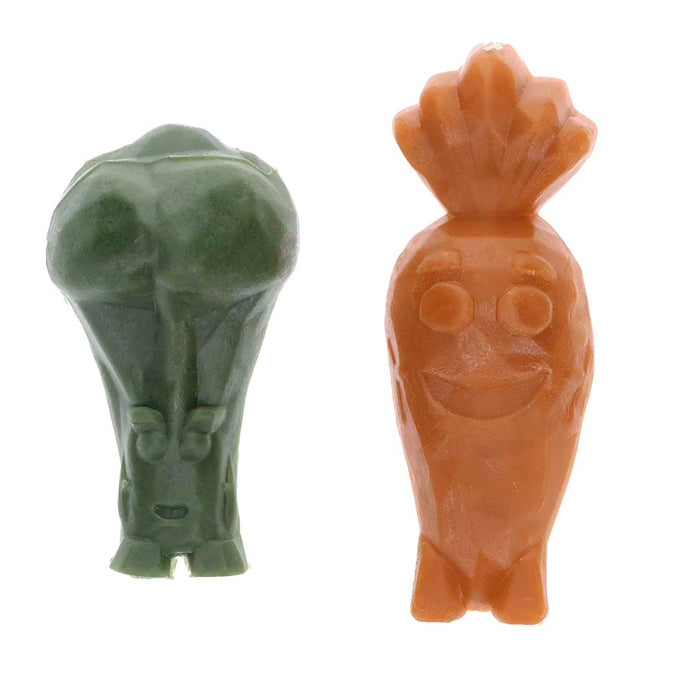 Garden Bites minkšti užkandžiai senjorams su daržovėmis, įvairiaspalviai