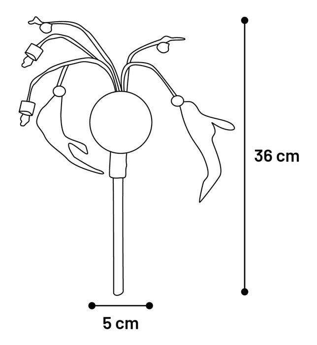 Žaislas Yutsa - lazdelė iš matatabi su kuoleliais