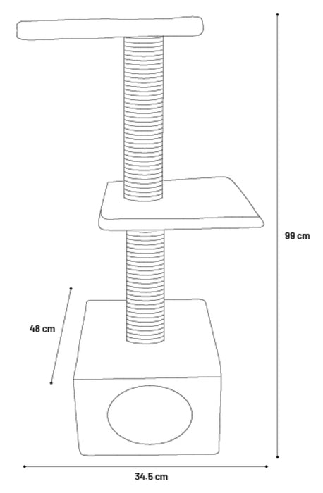 Draskyklė Stovas Nagams, Chairmaine pilkas
