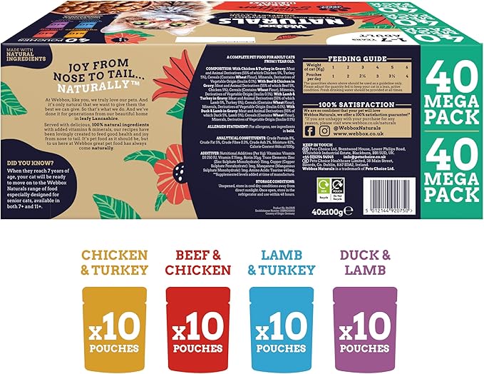 WBX Natural Cat meat gravy katėms  Mega pack N40x 100g