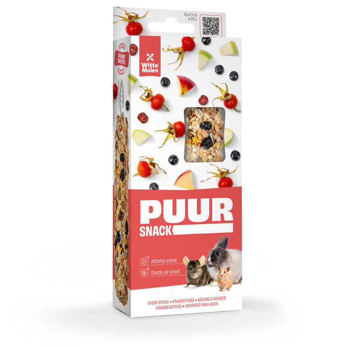 WM Pauze gardėsis  triušiams ir mažiems gyvūnams obuoliai/aronijos 60g,  N2