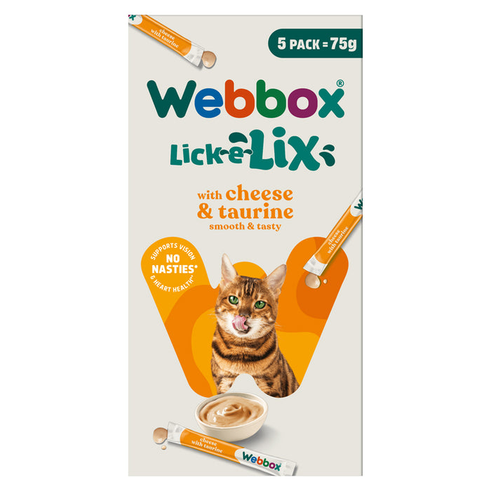 WBX Lick-E-Lix cheese/taurine skanėstai katėms N5 x 15 g