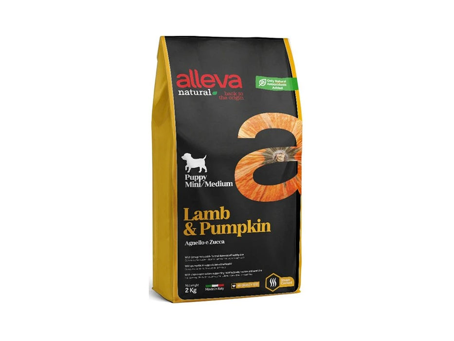 Alleva Natural Dog Puppy Lamb & Pumpkin all breeds