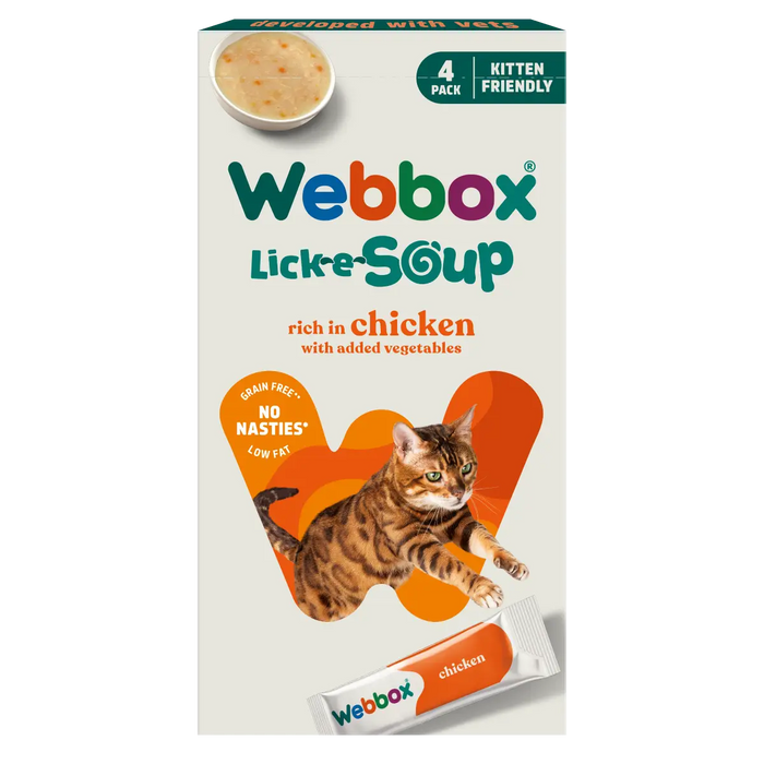 WBX Lick-E-soup skanėstai katėms (vištiena) N4 x 20 g