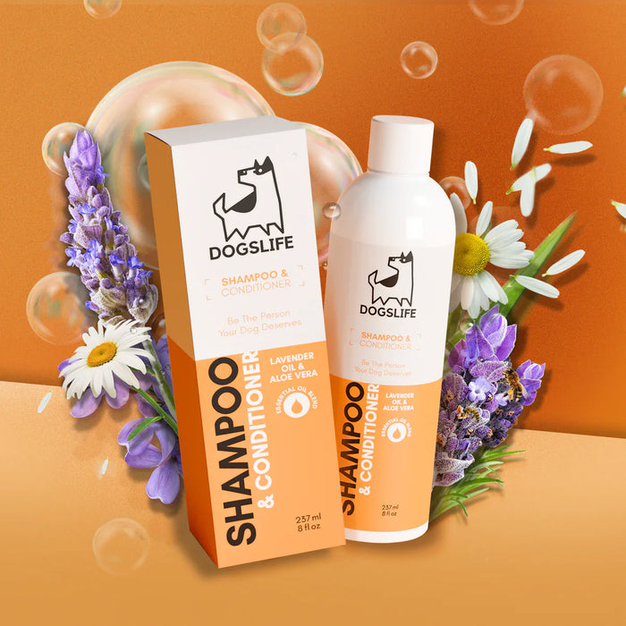 OURDOGSLIFE 2 in 1 - šampūnas ir kondicionierius šunims, 237 ml