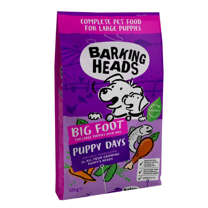 Barking Heads Puppy Days didelių veislių šuniukams 12kg