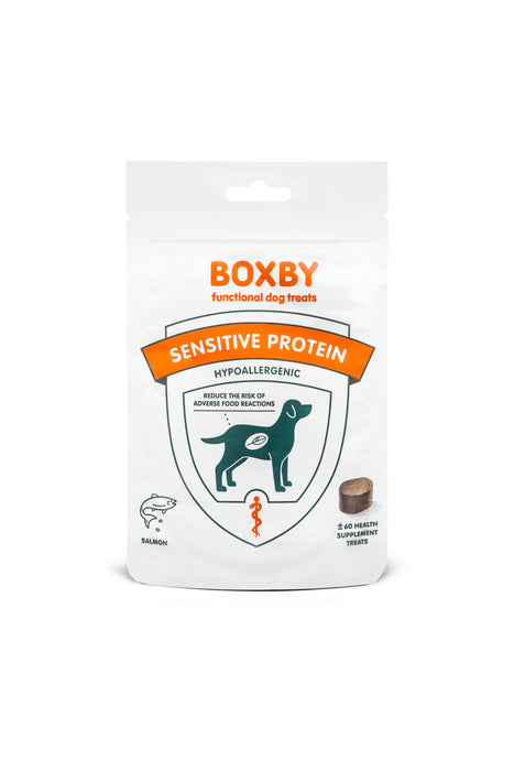 Boxby Sensitive Protein - funkcinis skanėstas šunims, 100g