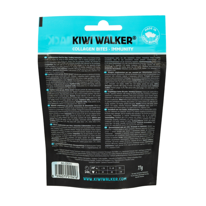 KIWI Walker Kolageno skanėstai IMUNITY, šunims -70 g