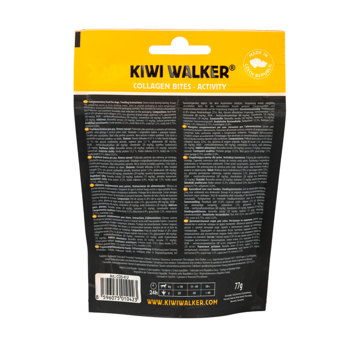 KIWI Walker Kolageno skanėstai ACTIVITY, šunims -70 g