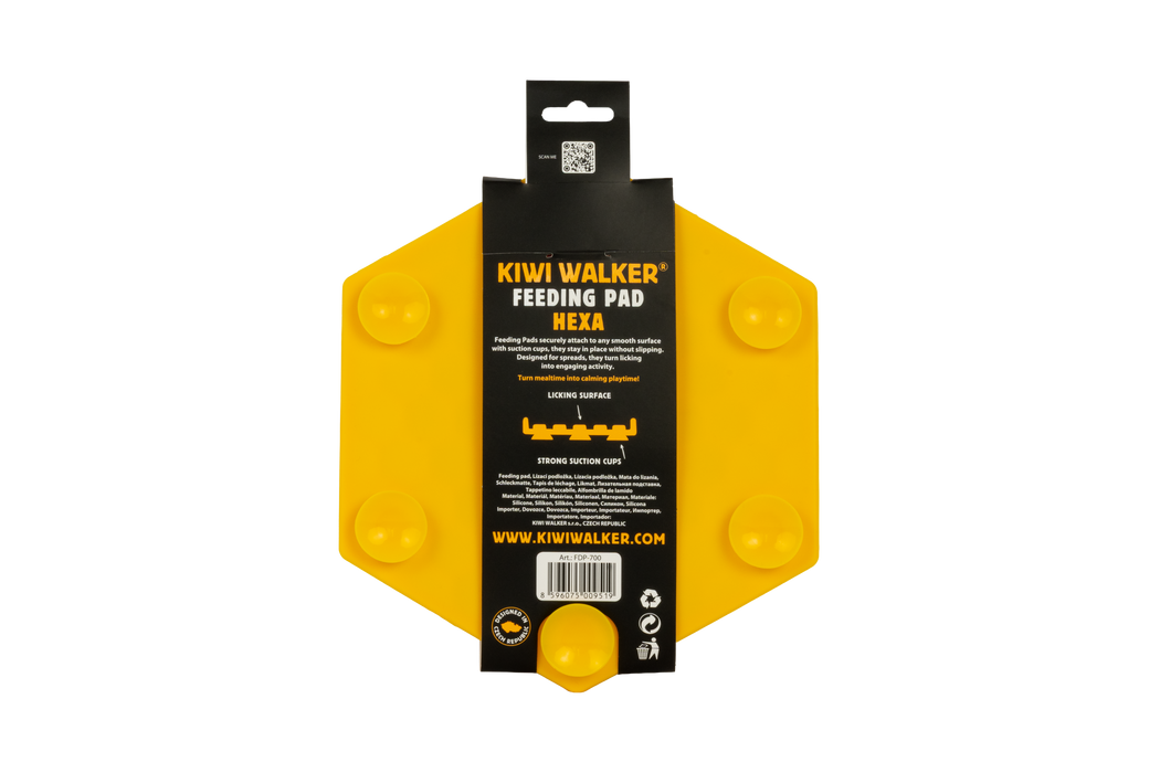 KW Šėrimo - Laižymo kilimėlis HEXA, Maxi šešiakampio formos