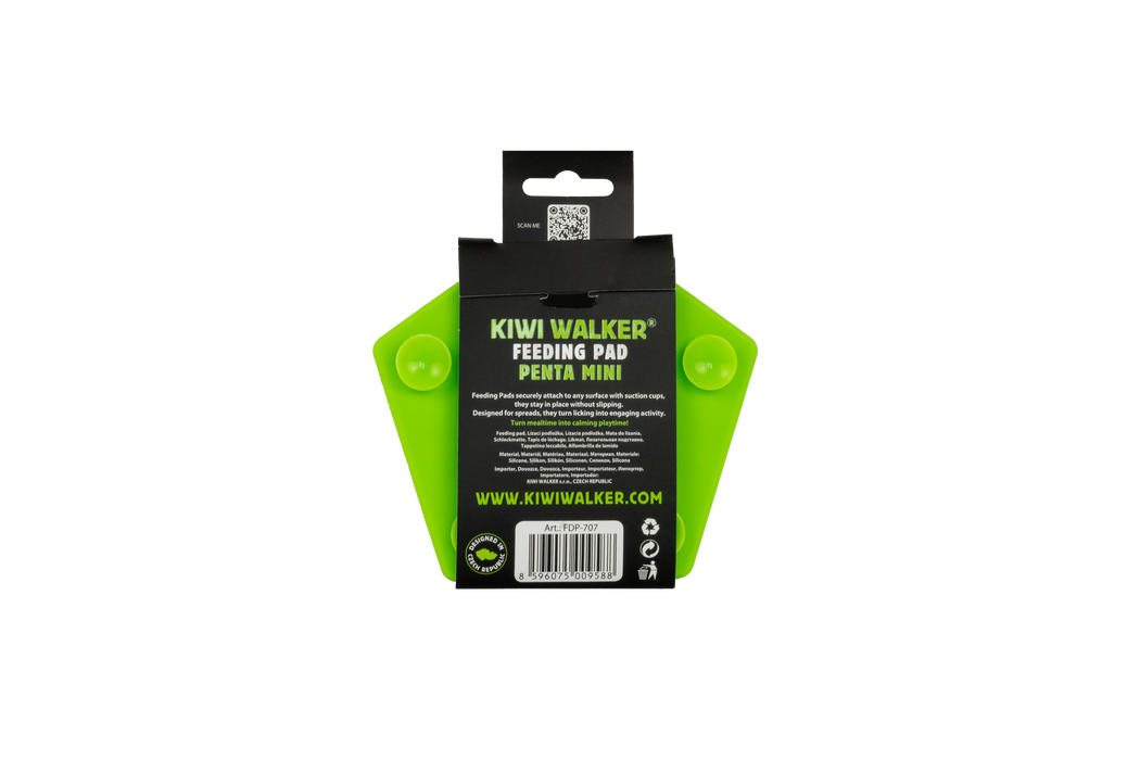 KW   Šėrimo - Laižymo kilimėlis PENTA, Mini penkiakampio formos