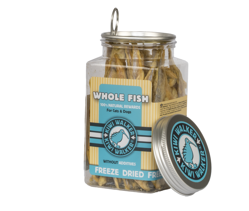 KIWI Walker liofilizuoti skanėstai -visa žuvis 70 g