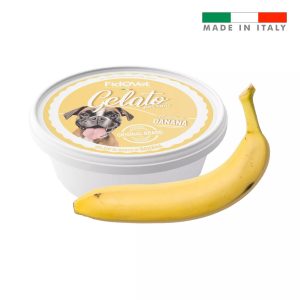 „Gelato“ ledai šunims šunims bananų skonio 40g.