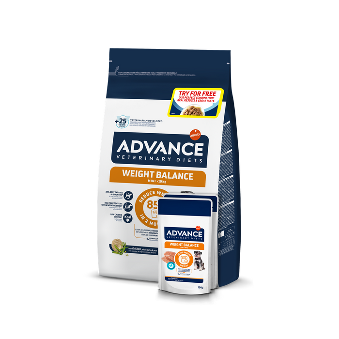 Advance Wet Weight Balance Dog Mini, 1,5 kg 2 vnt konservai
